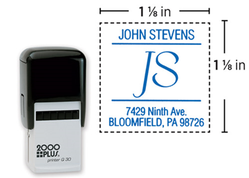2000 Plus® Printer Self-Inking Q30 Square Stamp