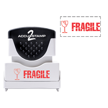 Accu Stamp® 2 One Color Stock Stamps Fragile