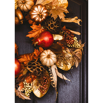 Autumn Wreath - Printed Envelope