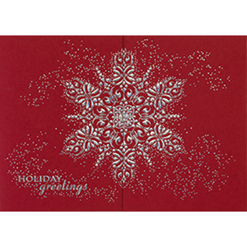 Dazzling Snowflake - Printed Envelope