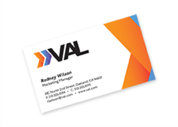 Full Color Flat Standard Business Card - Front only