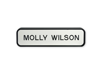 Designer Wall Sign with Holder, 2" x 8"