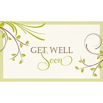 Get Well Greenery - Printed Envelope