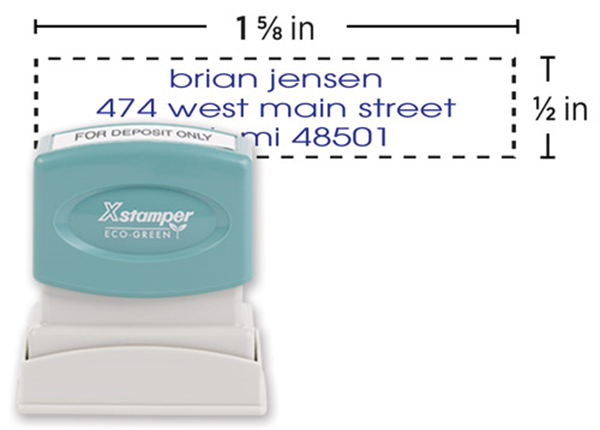 Xstamper® N10 Pre-inked Stamp