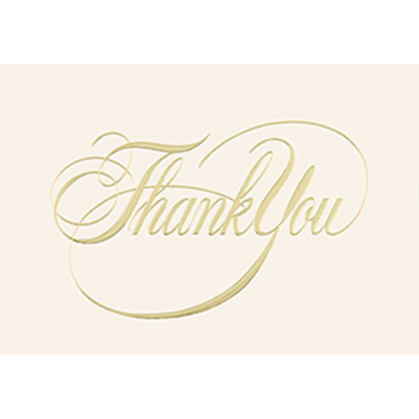 Elegant Thank You - Printed Envelope