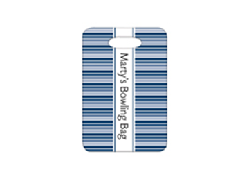 Full Color Rectangular Plastic Luggage Tag || Custom Awards & Gifts || 1 3/4" x 4"