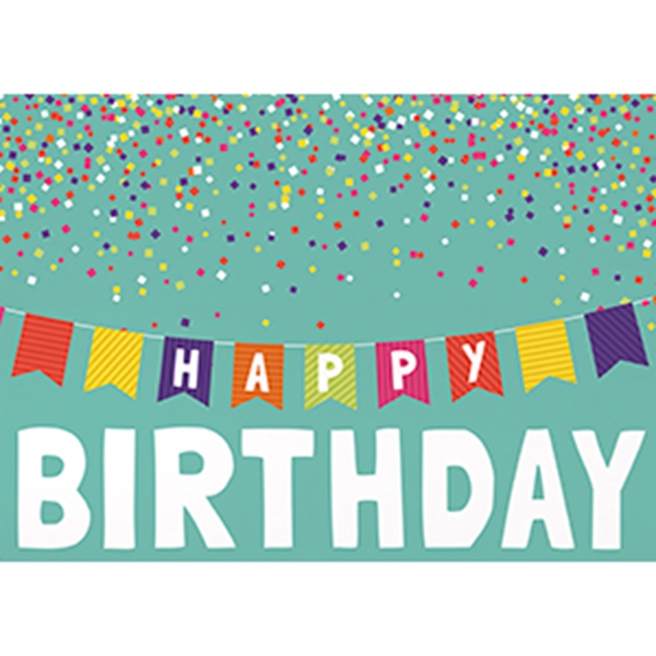 Banner Birthday - Printed Envelope