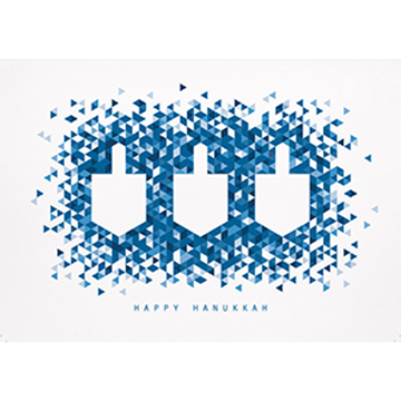 Dreidels of Hanukkah - Printed Envelope