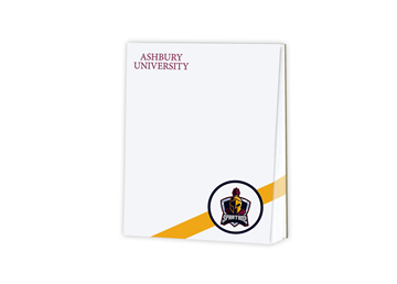 Memo Pad 4.25 x 5.5, White 70 lb. Text with 25 Sheets per Pad