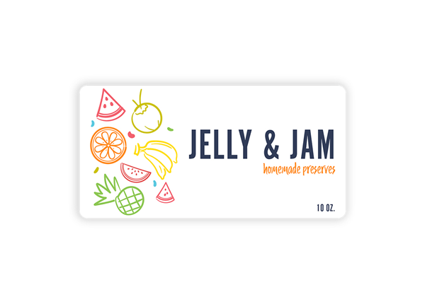 Rectangle Labels || Most Popular Custom Labels || 2" x 4", Full Color